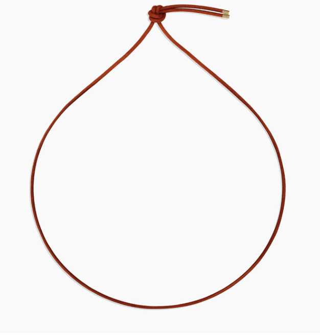 Rya Leather Cord Necklace by Thatch