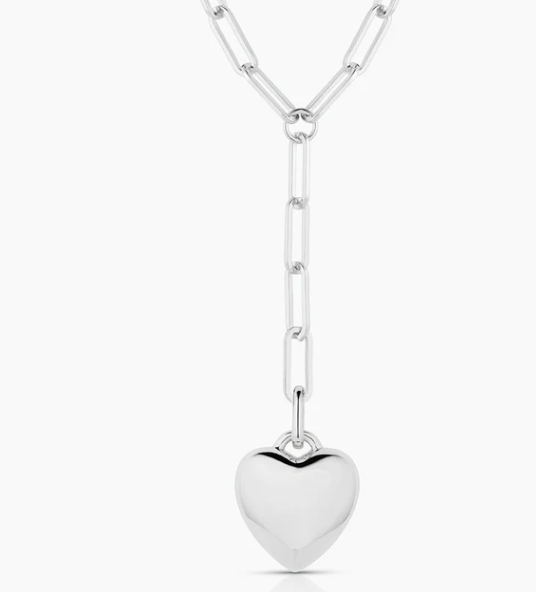 Aurelie Puffy Heart Clip by Thatch