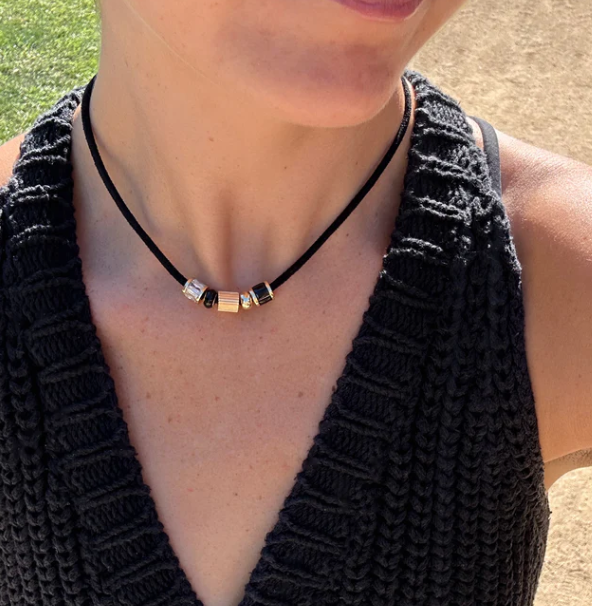 Rya Leather Cord Necklace by Thatch