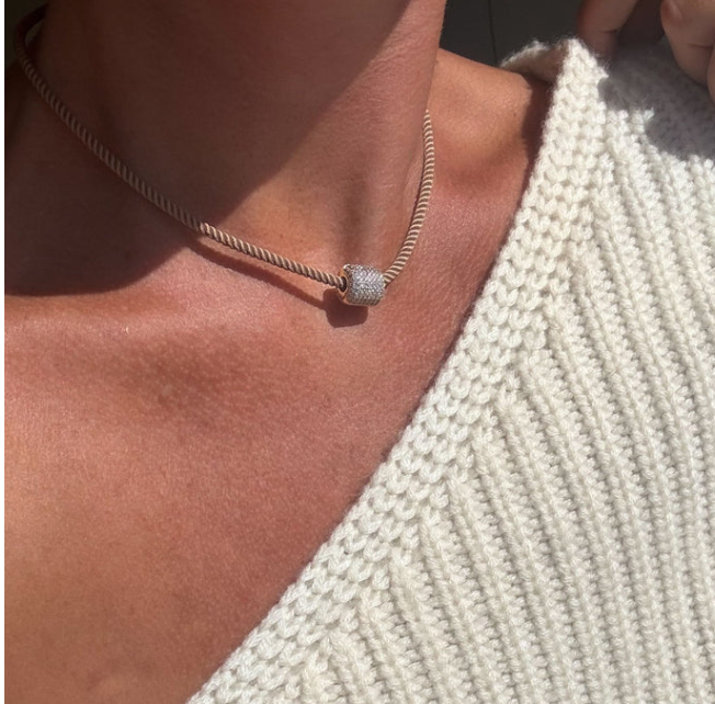 Celine Pavé Bead Charm by Thatch