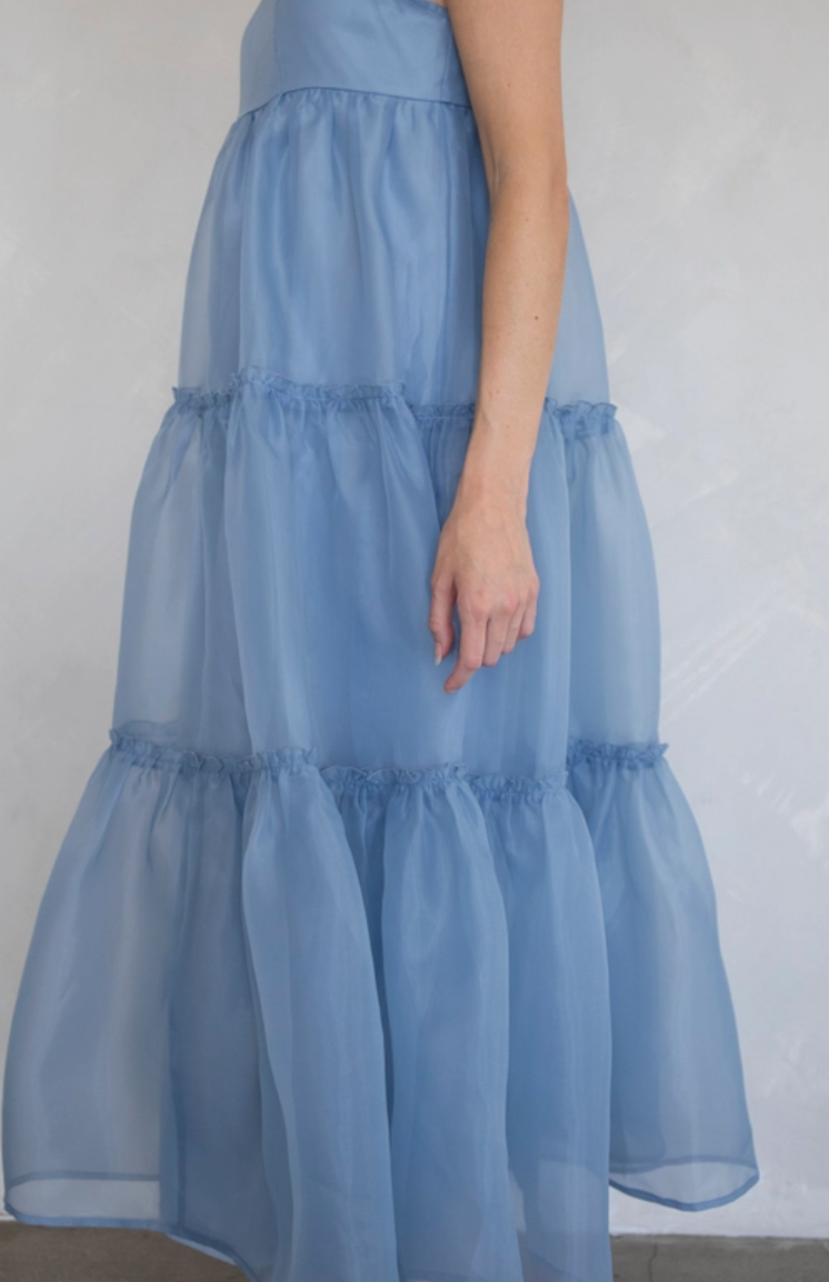 Sky Story Tiered Organza Dress by 75