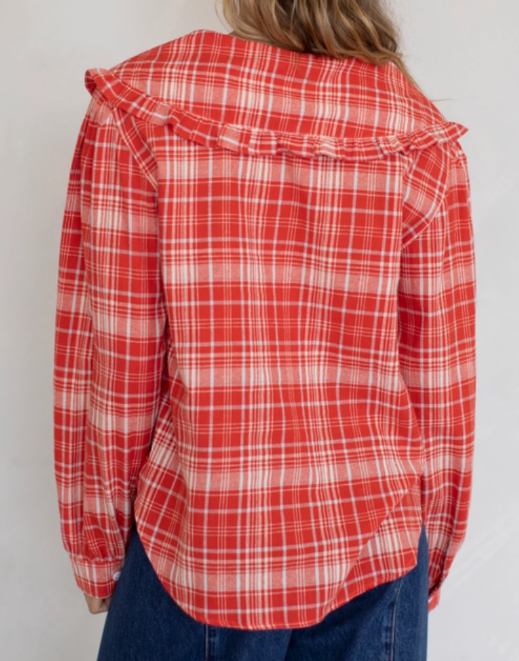Ruby Picnic Plaid Blouse by 75