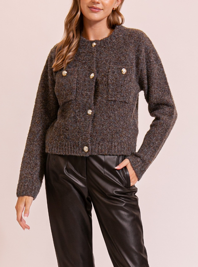 Twilight Hour Button Cardigan by 75