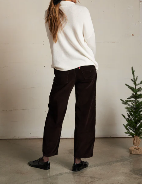 Nova Cotton Cashmere Mock Neck Sweater by Perfect White Tee