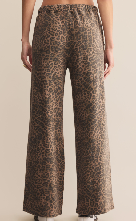 Hunter Leopard Knit Pant by Z Supply