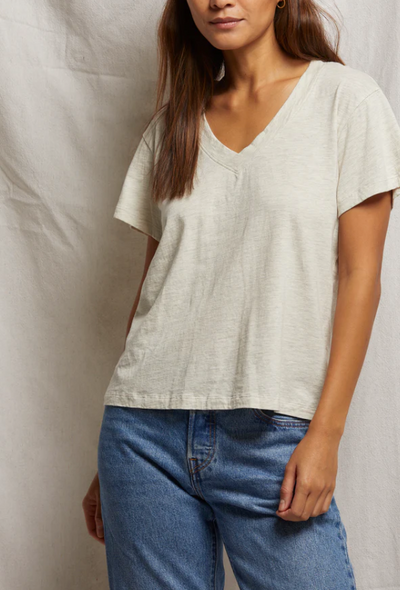 Hendrix Basic V Neck Tee by Perfect White Tee