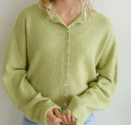 Ocean Breeze Button-Up Cardigan by 75