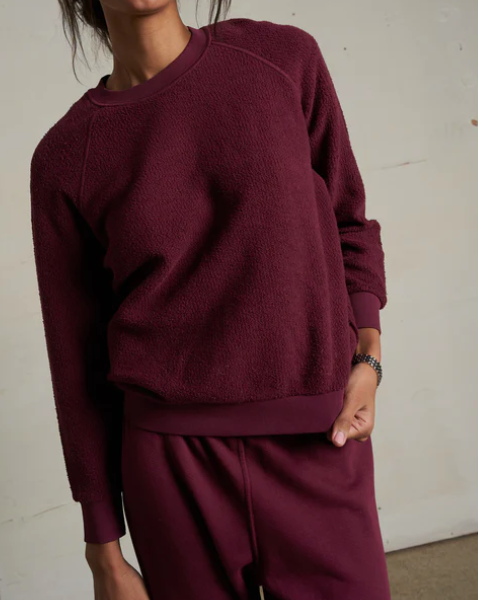 Ziggy Reverse Fleece Shrunken Sweatshirt by Perfect White Tee