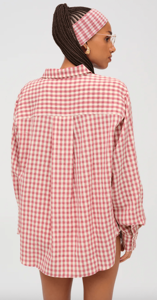Georgia Gingham Button Down by FOR LOVE & LEMON