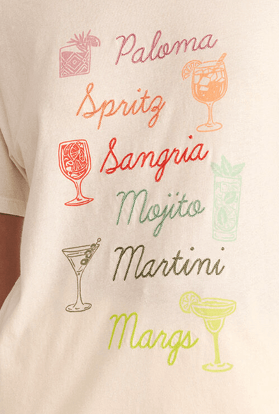 Cocktails Boyfriend Tee by Z SUPPLY
