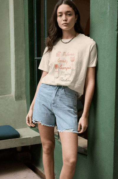 Cocktails Boyfriend Tee by Z SUPPLY