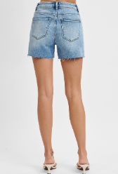 Coastal Cool High-Rise Cutoff Shorts – by 75
