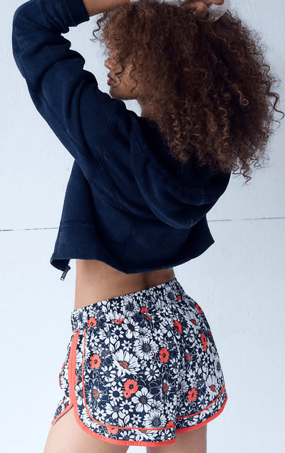 Varsity Blues Printed Shorts BY FREE PEOPLE