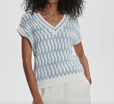 Alfie Cable Knit Vest BY VARLEY
