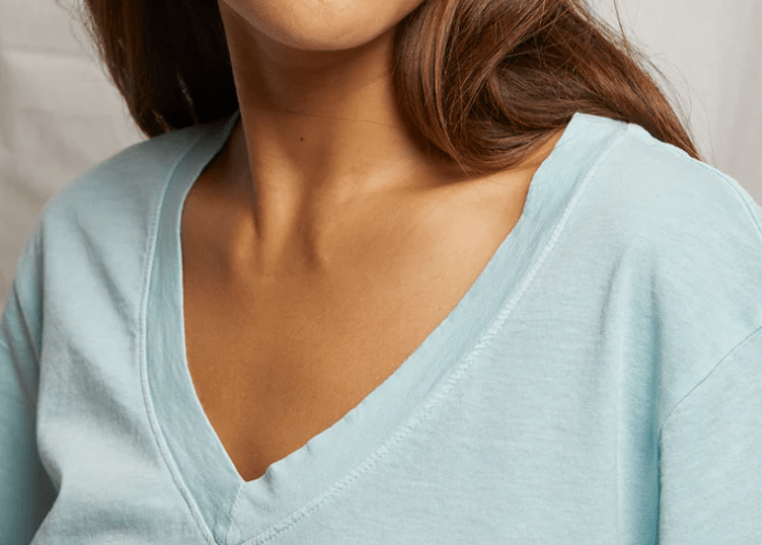 Hendrix Basic V Neck Tee by Perfect White Tee