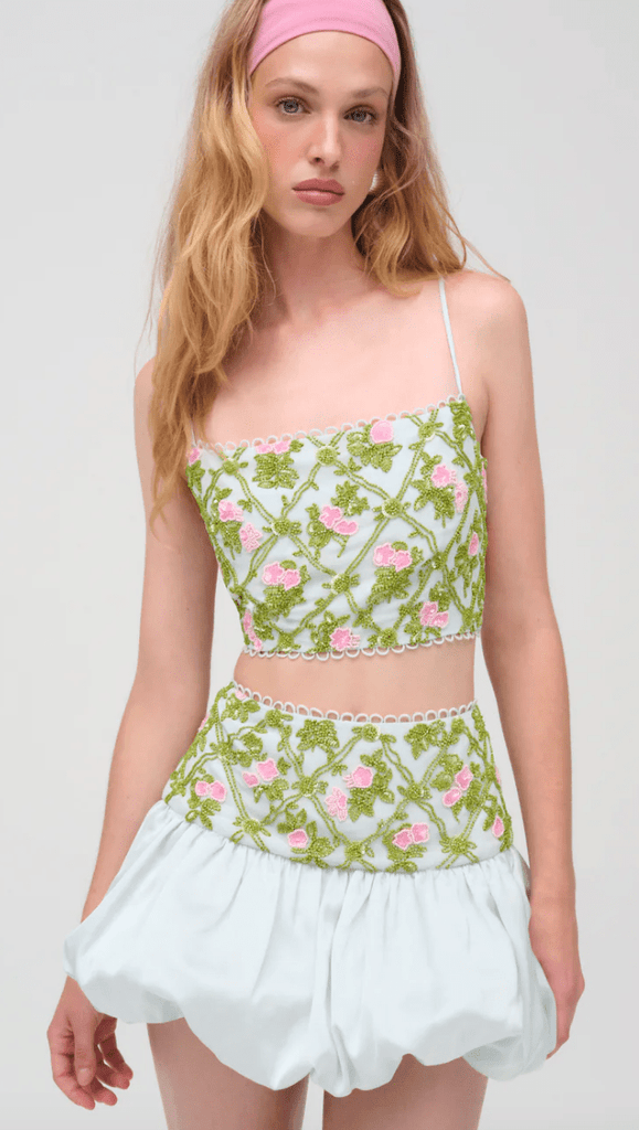 for love & lemons bridget beaded mini dress Bridget Beaded Mini Skirt BY FOR LOVE AND LEMONS – 75° & Fuzzy