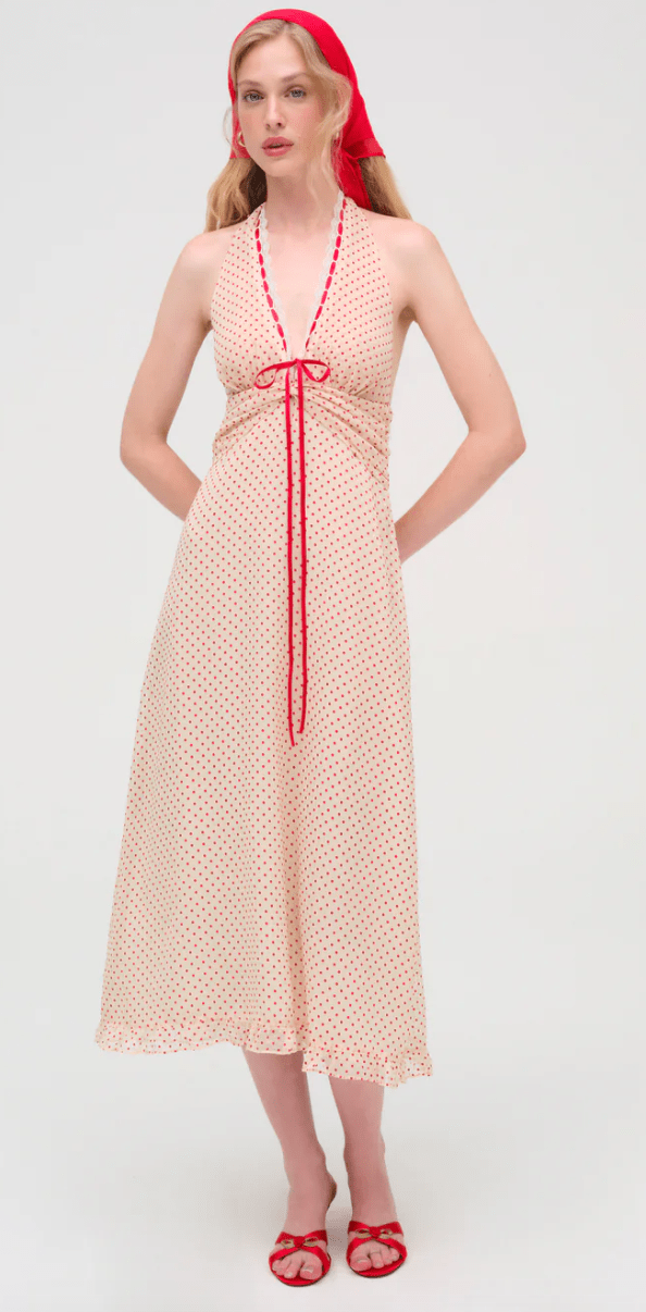 Love Dot Midi Dress BY FOR LOVE AND LEMONS