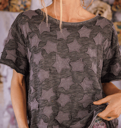 Little Star Appliqué Tee 1991 by Magnolia Pearl