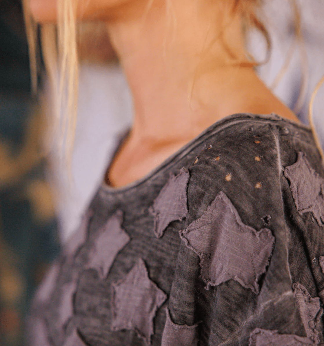 Little Star Appliqué Tee 1991 by Magnolia Pearl