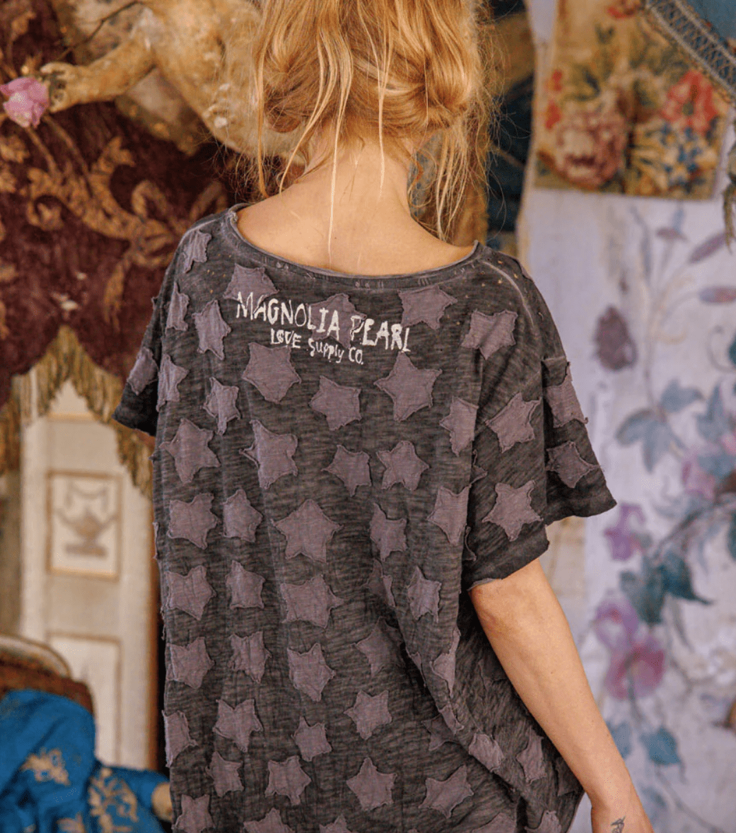 Little Star Appliqué Tee 1991 by Magnolia Pearl
