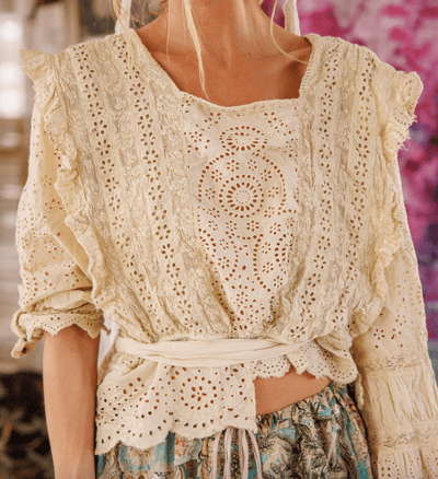 Eyelet Rosario Blouse 2159 BY MAGNOLIA PEARL