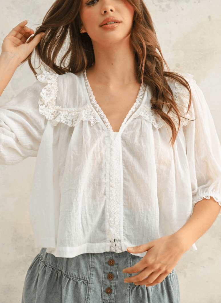 Meadow Lace Blouse by 75