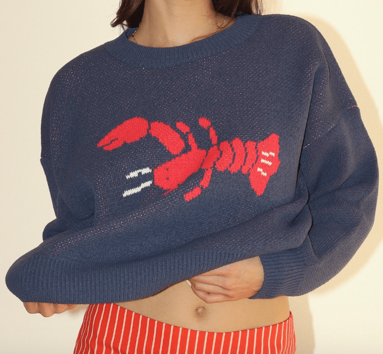 Lobster Knit Sweater by 75