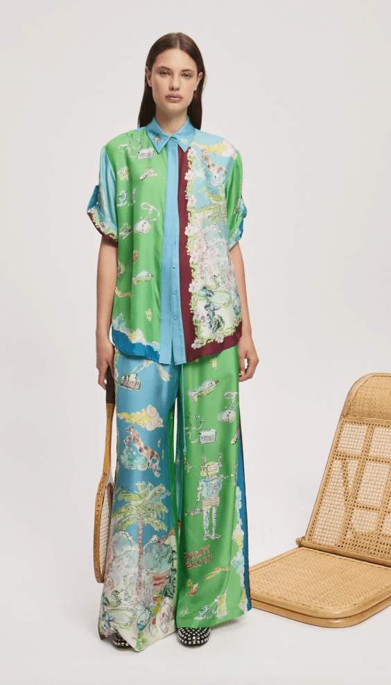 DARIA SILK SHIRT by ALEMAIS