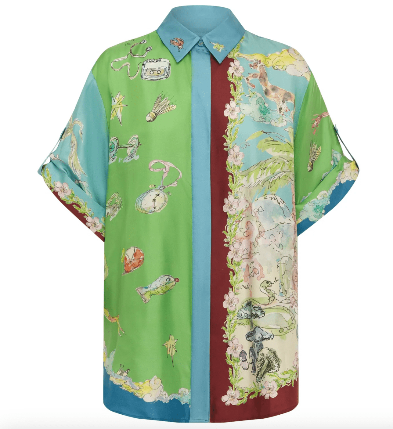DARIA SILK SHIRT by ALEMAIS