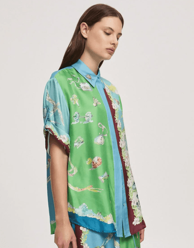 DARIA SILK SHIRT by ALEMAIS