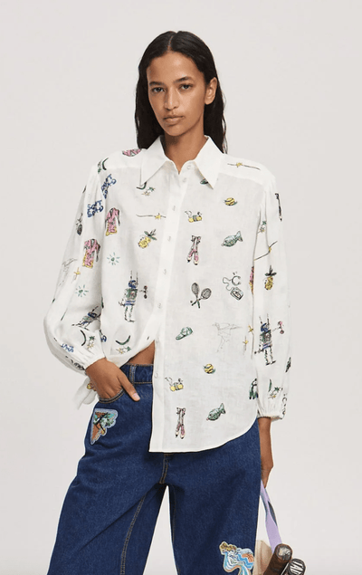 PLAY EMBROIDERED SHIRT BY ALEMAIS