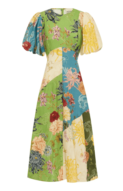 AVERY SPLICED MIDI DRESS BY ALEMAIS