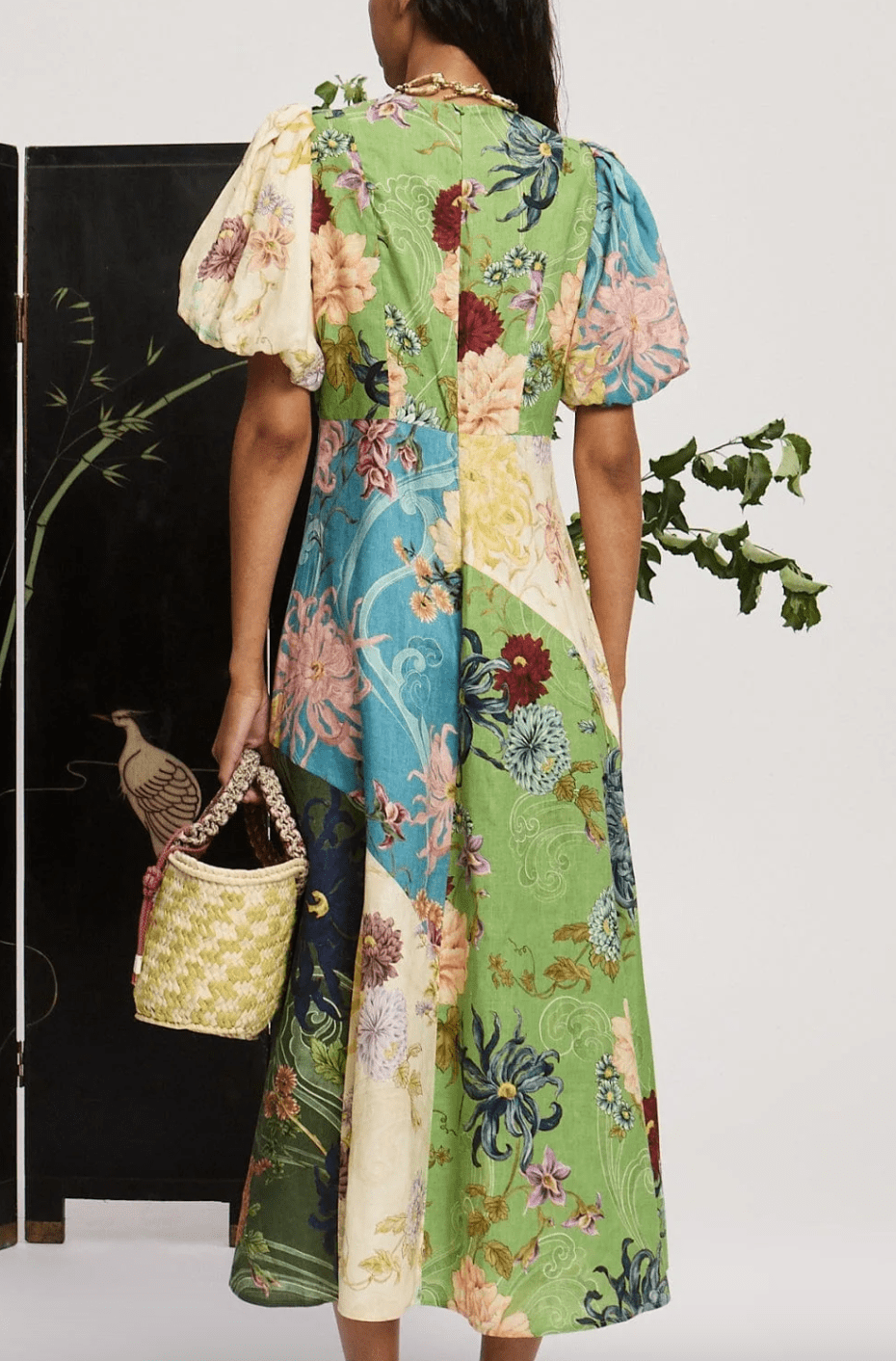 AVERY SPLICED MIDI DRESS BY ALEMAIS