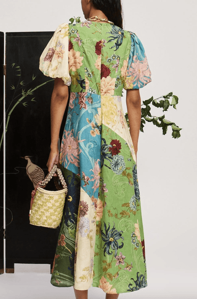 AVERY SPLICED MIDI DRESS BY ALEMAIS