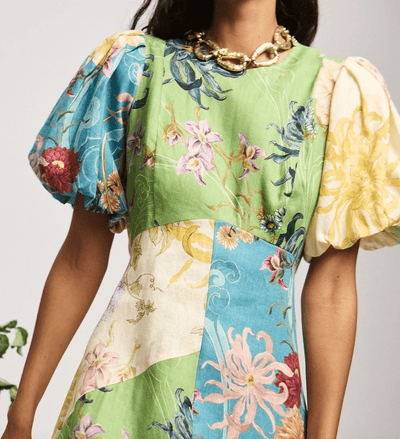 AVERY SPLICED MIDI DRESS BY ALEMAIS