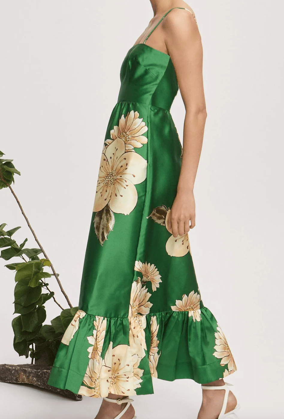 SAGE MIDI DRESS BY ALEMAIS
