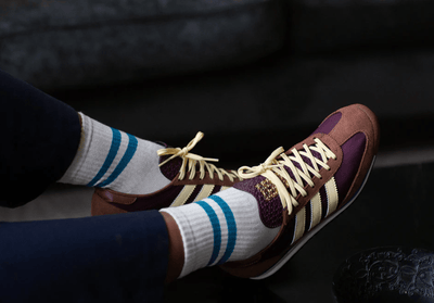 Varsity Stripe Crew Socks by UNIFIED