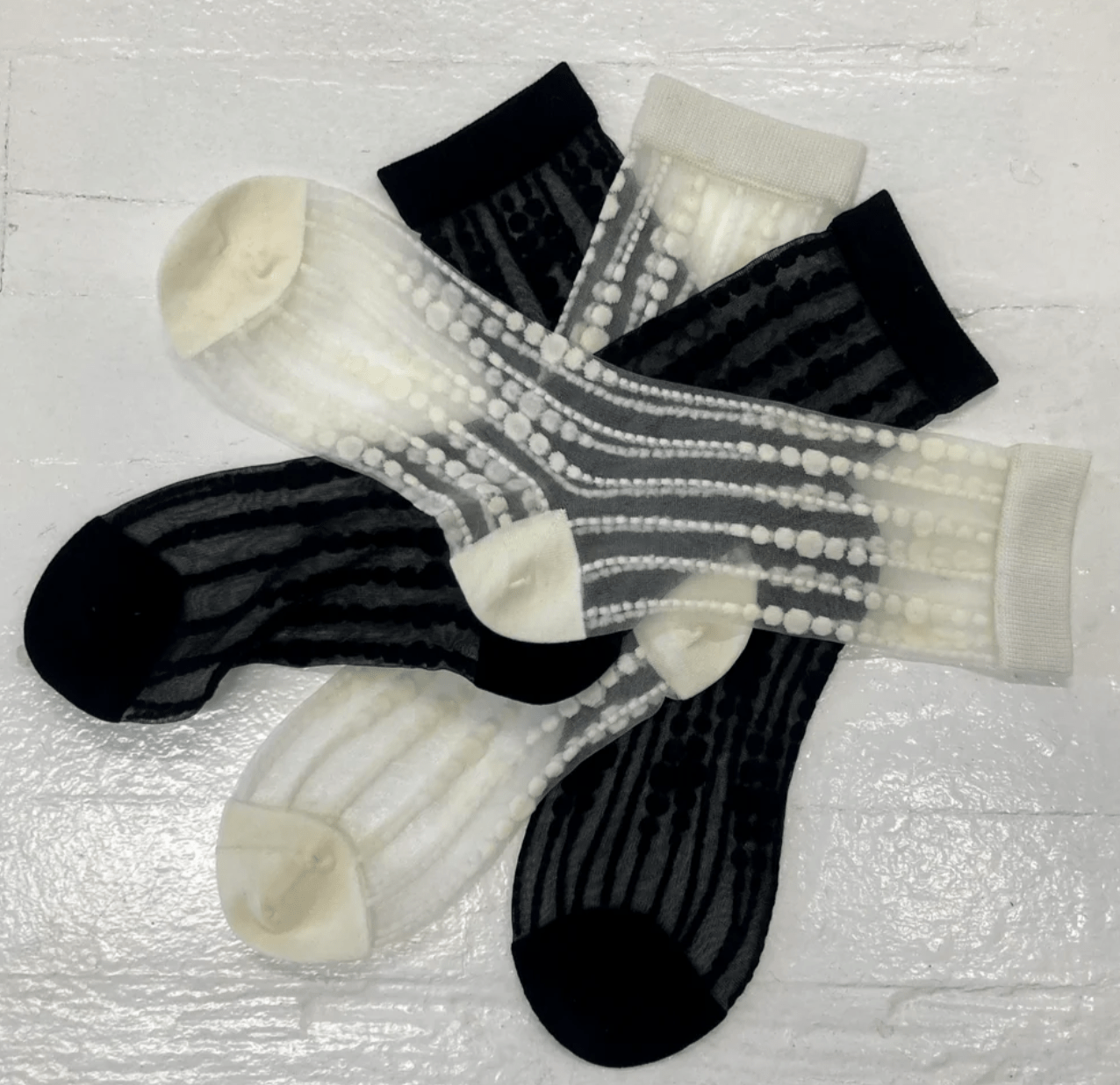 Sheer Bubble Socks by UNIFIED