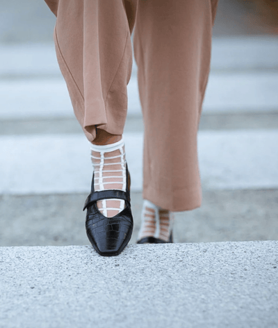 Sheer French Socks by UNIFIED