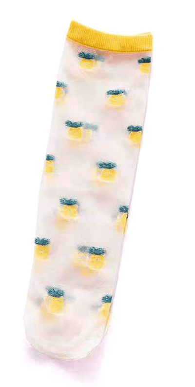 Sheer Fruit Socks by UNIFIED
