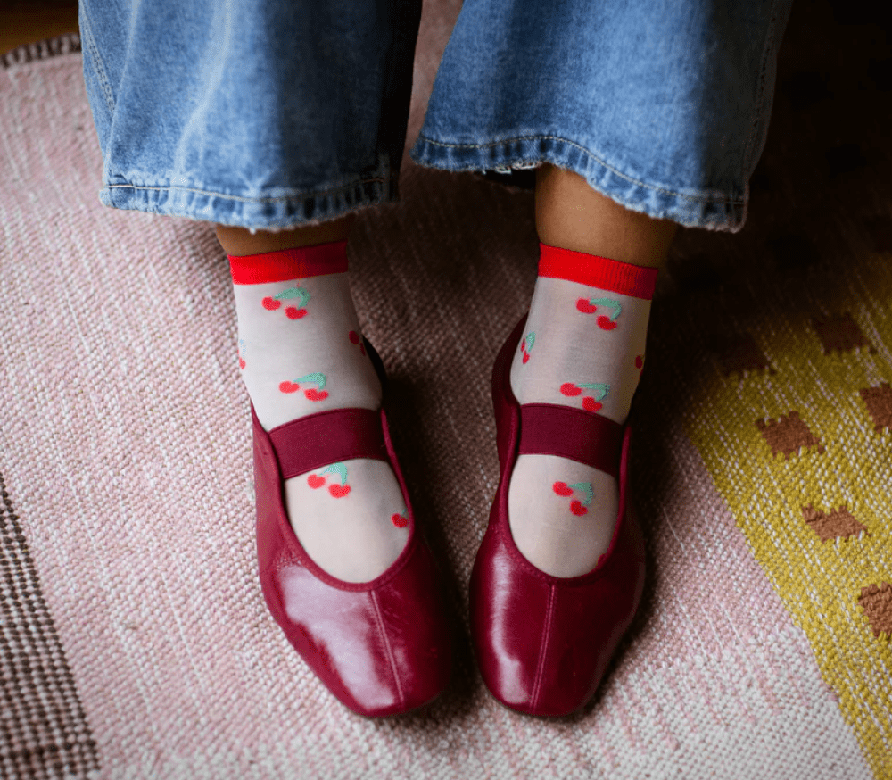 Sheer Fruit Socks by UNIFIED