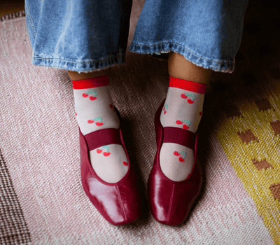 Sheer Fruit Socks by UNIFIED