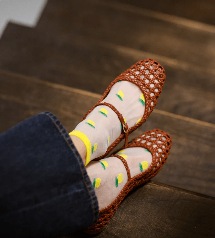 Sheer Fruit Socks by UNIFIED
