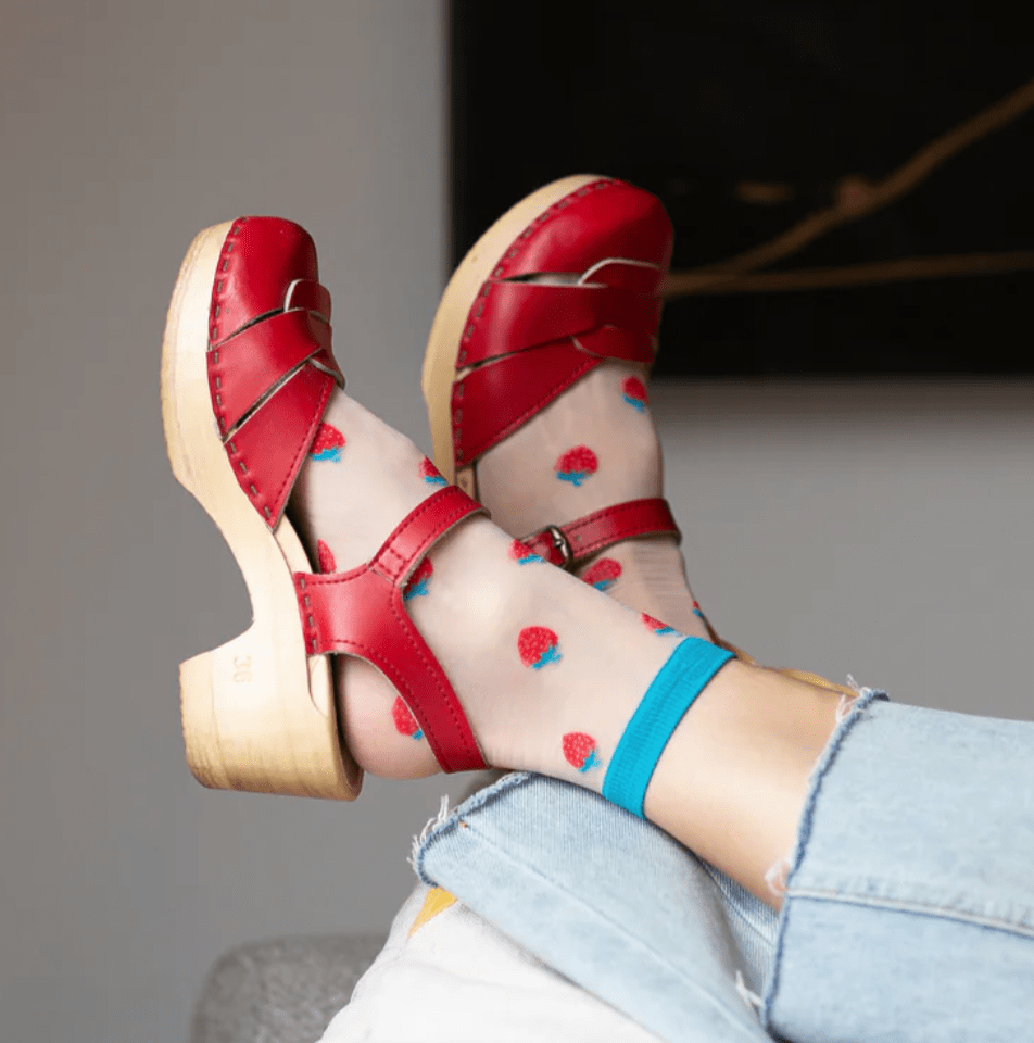 Sheer Fruit Socks by UNIFIED