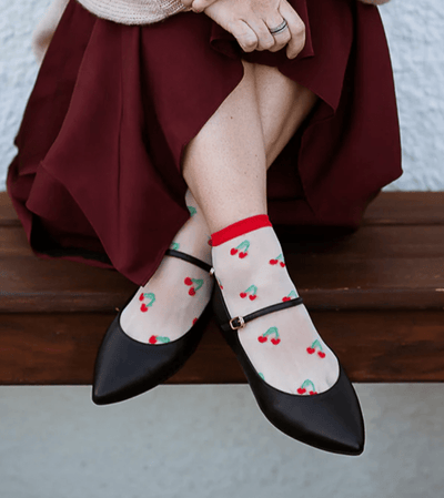Sheer Fruit Socks by UNIFIED