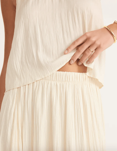 Nicoline Crinkle Midi Skirt BY Z SUPPLY