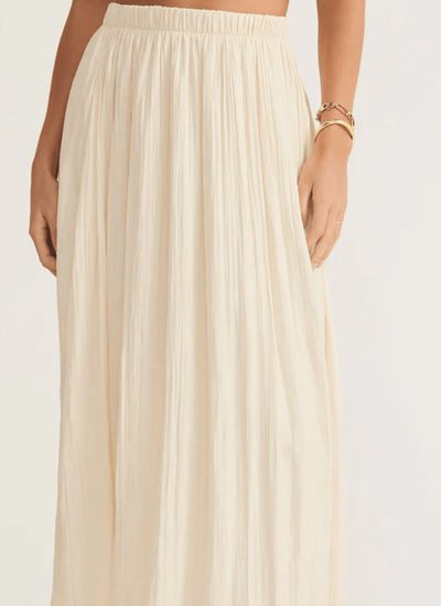 Nicoline Crinkle Midi Skirt BY Z SUPPLY
