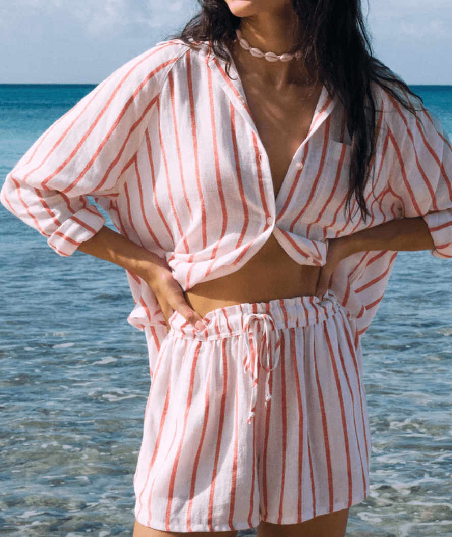Perfect Linen Striped Short BY Z SUPPLY