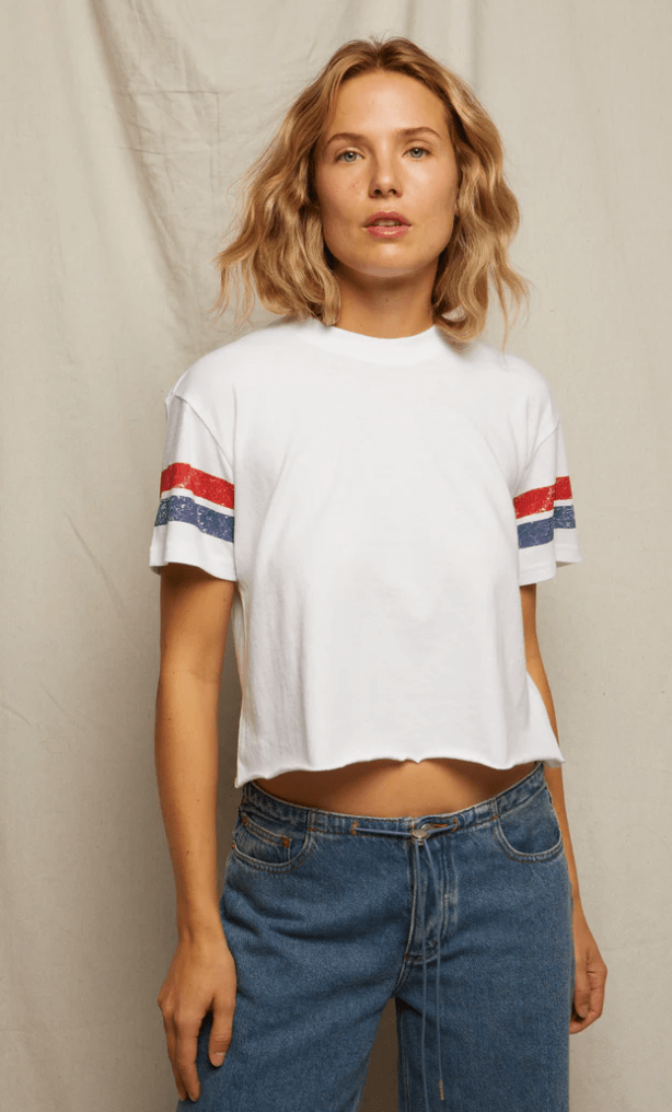 Lexi Cotton Jersey Top BY PERFECT WHITE TEE