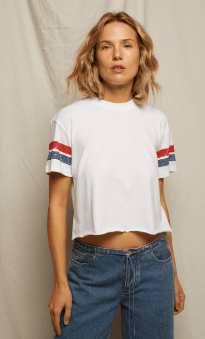 Lexi Cotton Jersey Top BY PERFECT WHITE TEE